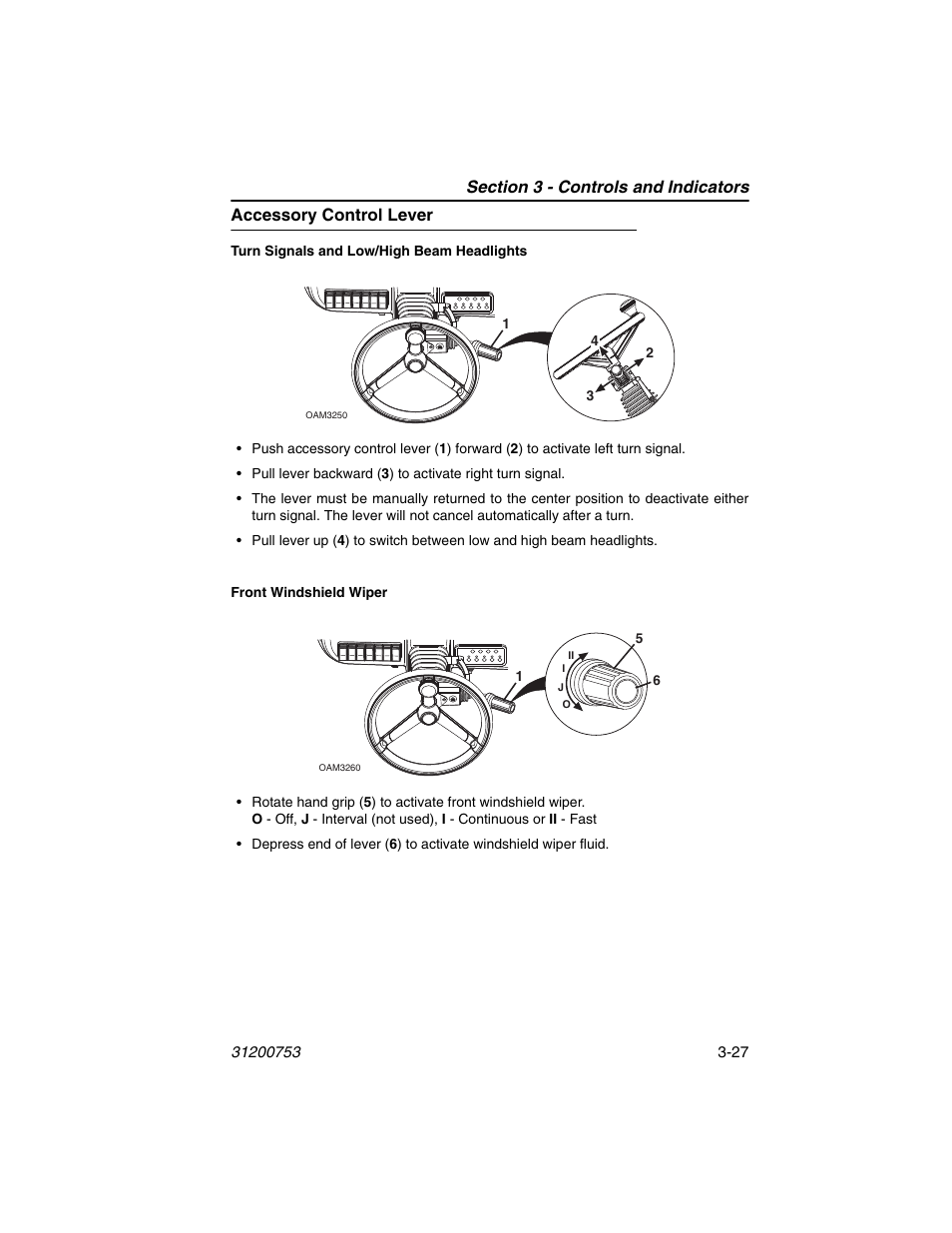 Accessory control lever, Accessory control lever -27 | JLG 4017PS Operator Manual User Manual | Page 71 / 202