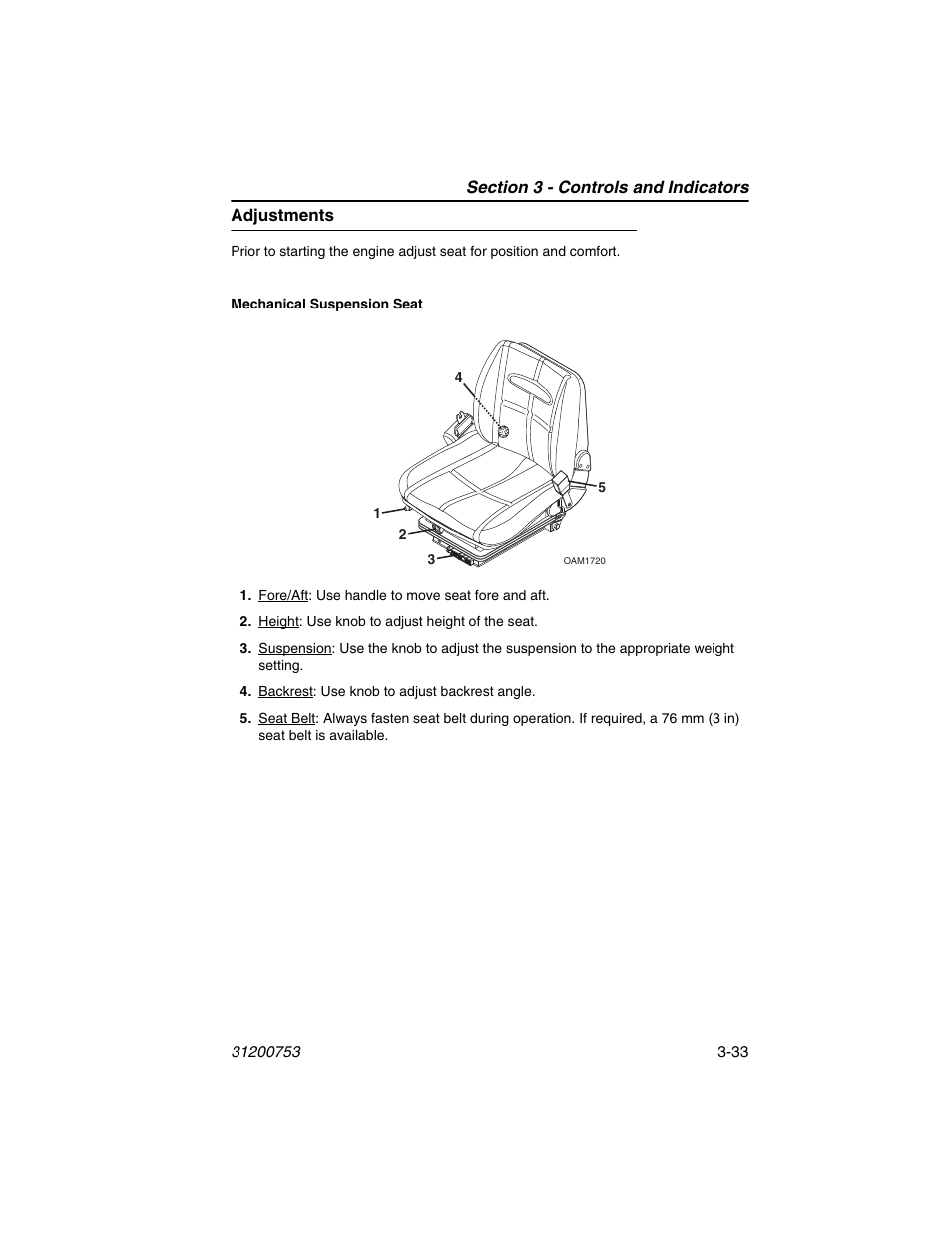 Adjustments, Adjustments -33 | JLG 4017PS Operator Manual User Manual | Page 77 / 202