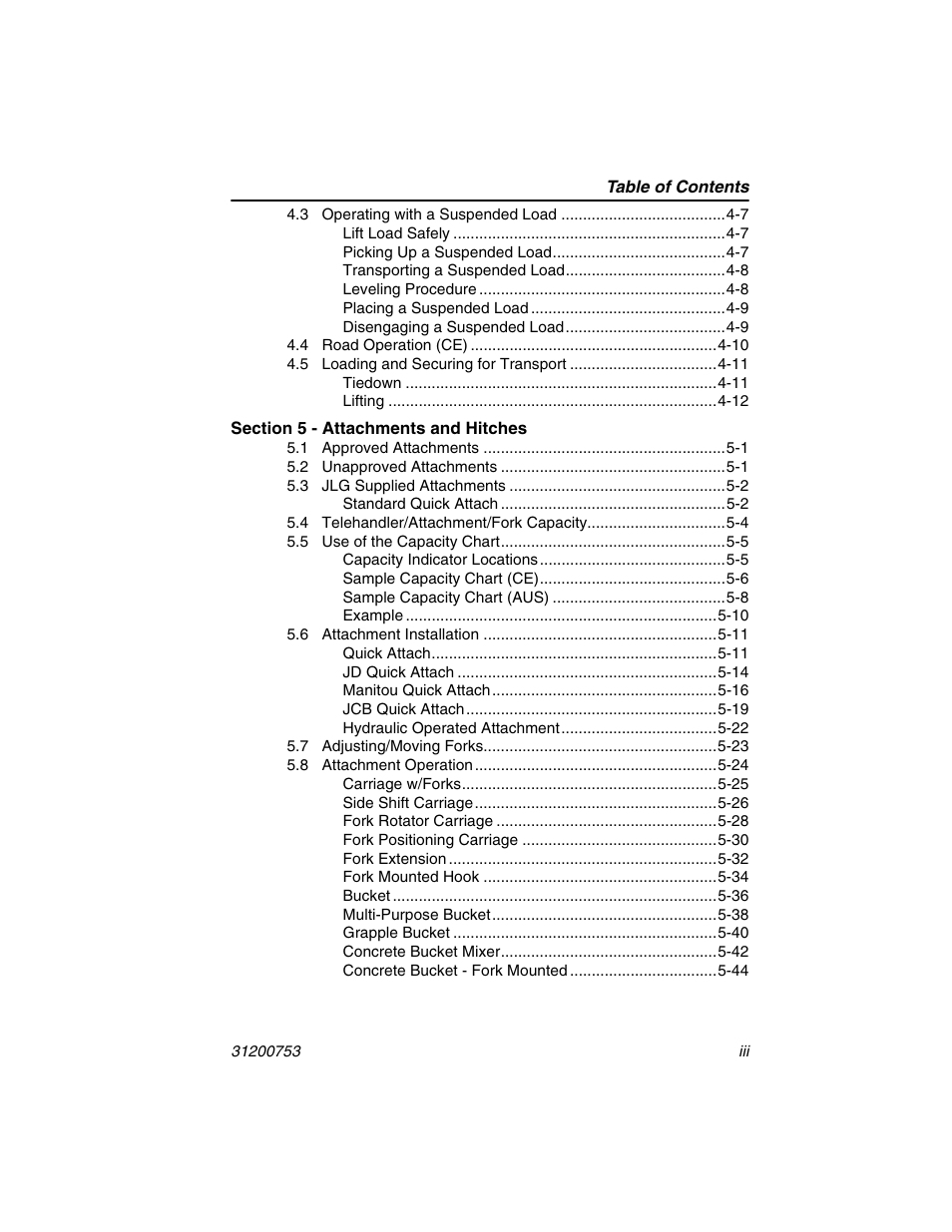 JLG 4017PS Operator Manual User Manual | Page 9 / 202