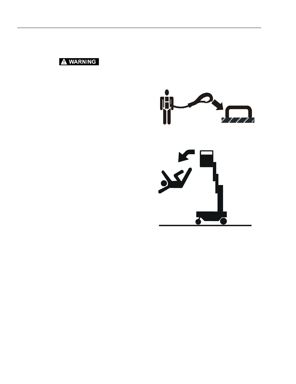 3 operation, General, Trip and fall hazard | Operation -2, General -2 trip and fall hazard -2 | JLG DVSP Series Operator Manual User Manual | Page 12 / 62