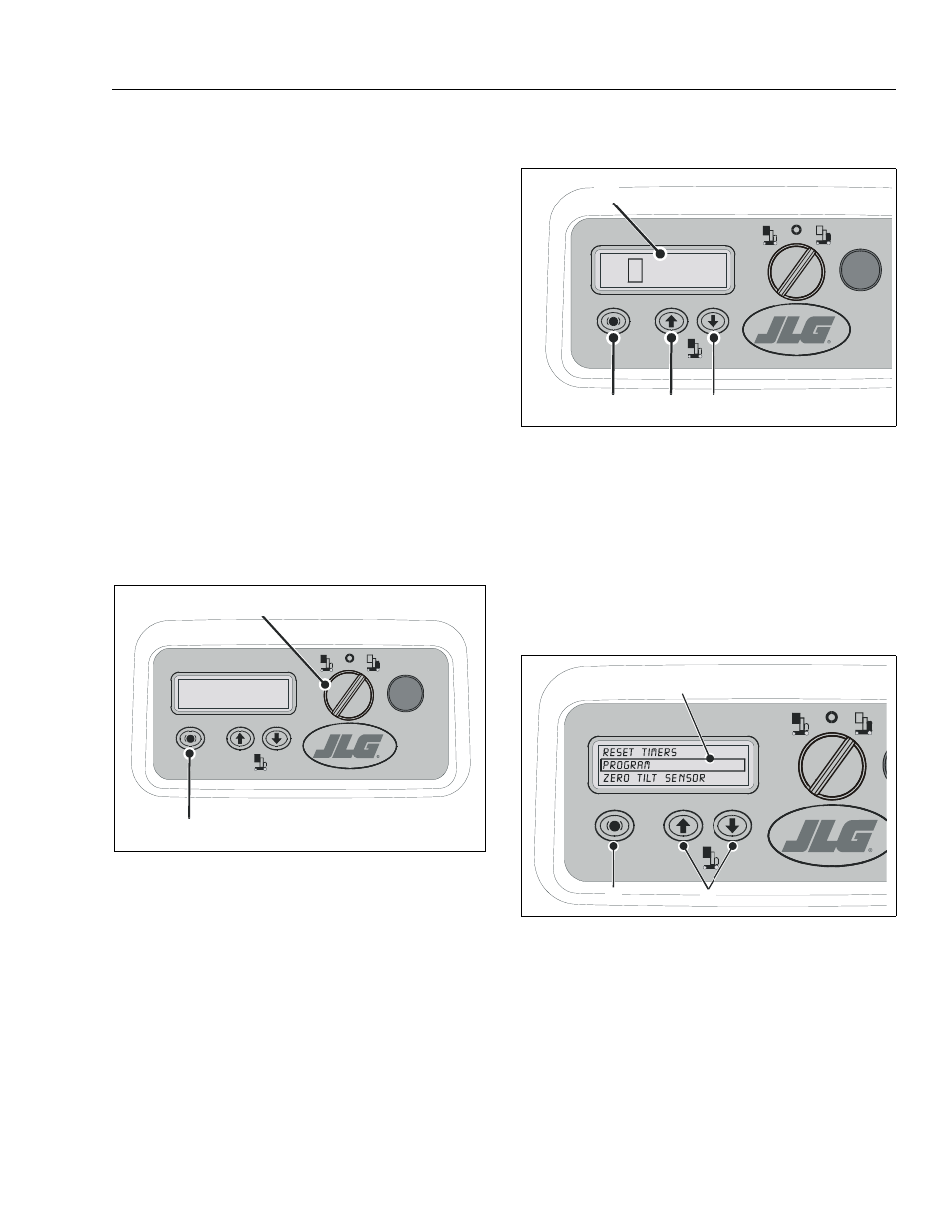 Activating programming mode, Entering password, Programming mode selection | JLG DVSP Series Operator Manual User Manual | Page 29 / 62