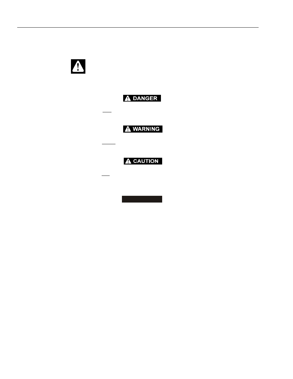 Safety alert symbols and safety signal words | JLG DVSP Series Operator Manual User Manual | Page 4 / 62