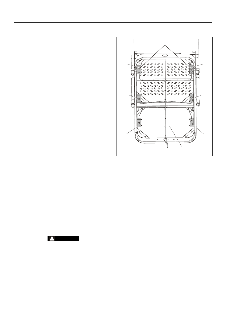 14 obstruction sensing system (dvsp - option), System description, Operation | Oss pre-start inspection, 14 obstruction sensing system (dvsp - option) -22, Oss transducer sensor array location -22, 14 obstruction sensing system | JLG DVSP Series Operator Manual User Manual | Page 42 / 62