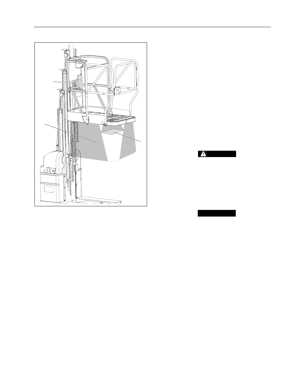 15 transporting, lifting and tie down procedures, General, Truck transport | General -23 truck transport -23, Oss - pre-start inspection of operation -23 | JLG DVSP Series Operator Manual User Manual | Page 43 / 62
