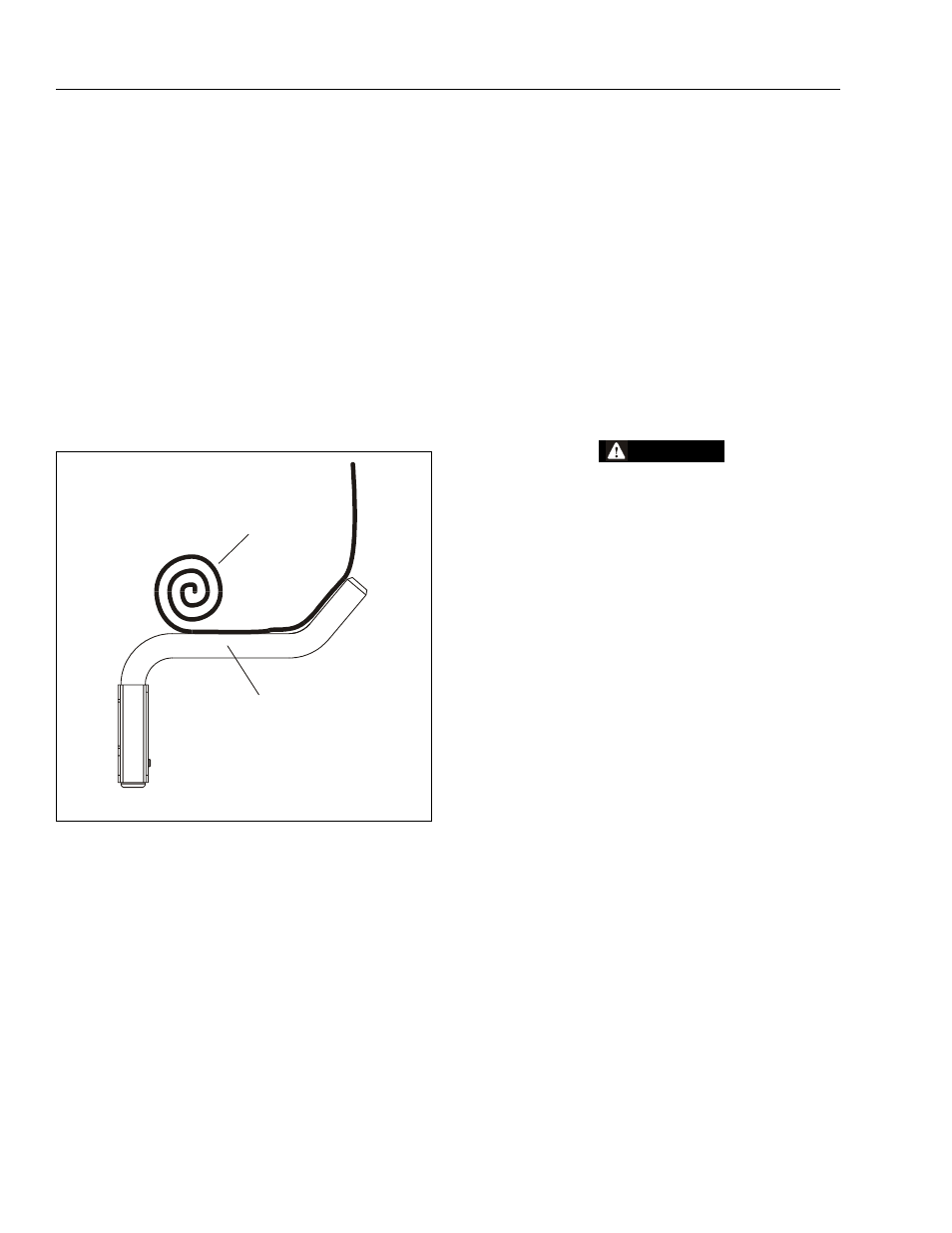 Removing a rug using rug carrier accessory arms, Caution | JLG DVSP Series Operator Manual User Manual | Page 46 / 62