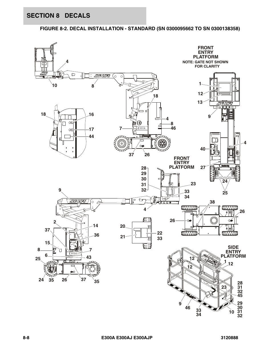 JLG E300 Parts Manual User Manual | Page 182 / 198