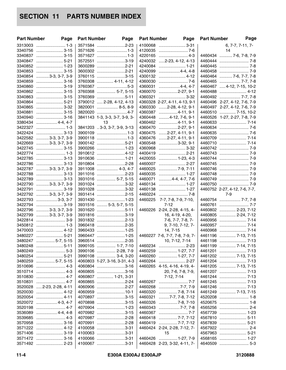JLG E300 Parts Manual User Manual | Page 192 / 198