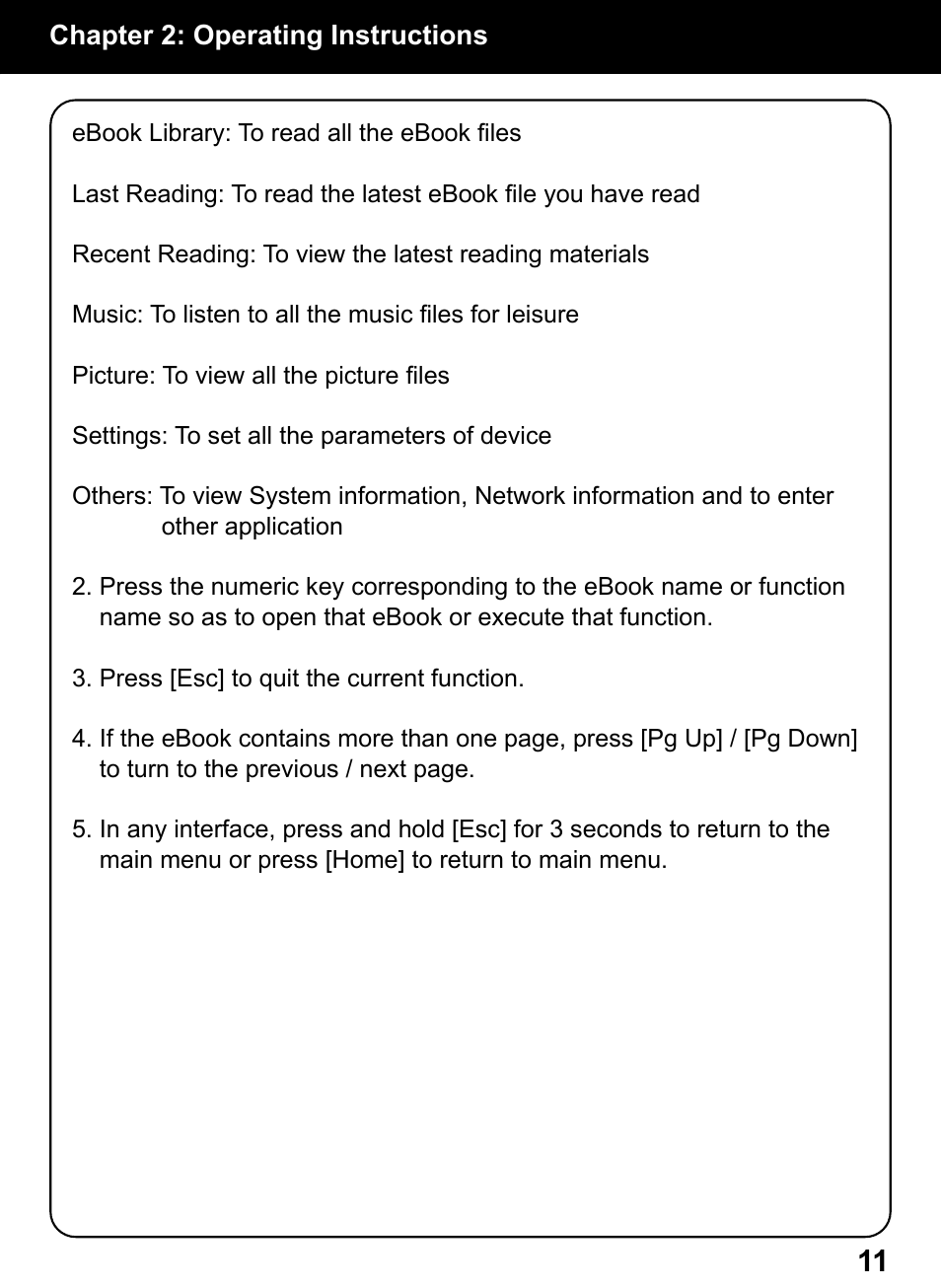 Aluratek AEBK02FB User Manual | Page 11 / 36