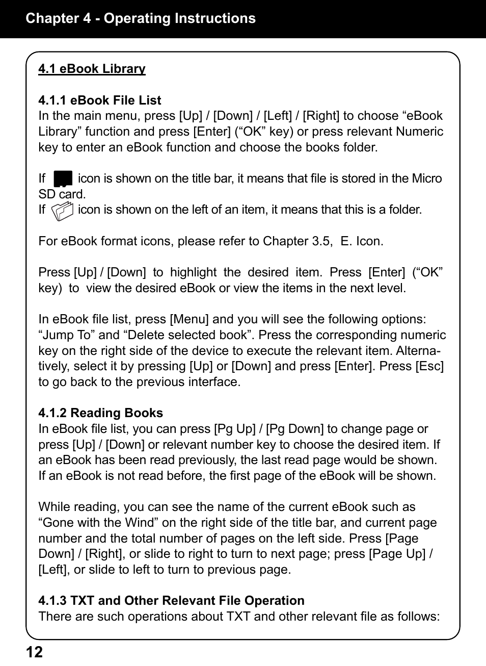Aluratek AEBK02FB User Manual | Page 12 / 36