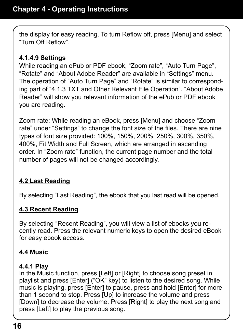 Aluratek AEBK02FB User Manual | Page 16 / 36