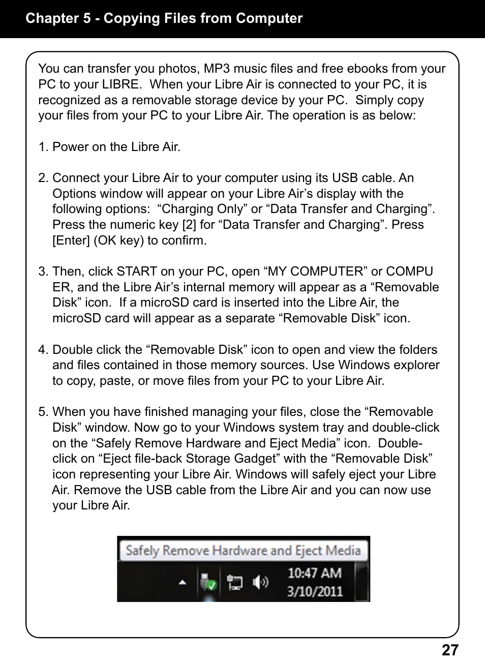 Aluratek AEBK02FB User Manual | Page 27 / 36