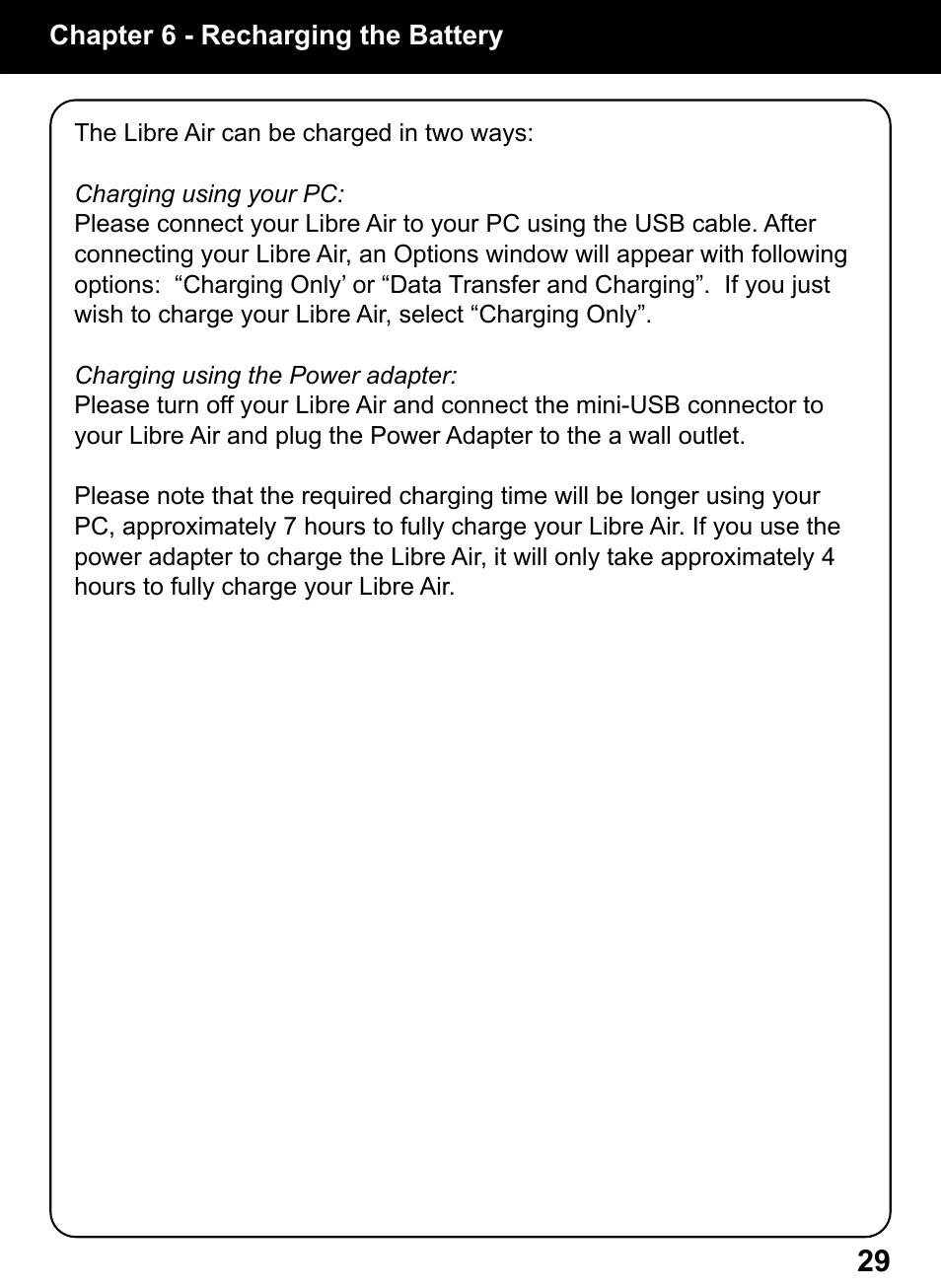 Aluratek AEBK02FB User Manual | Page 29 / 36