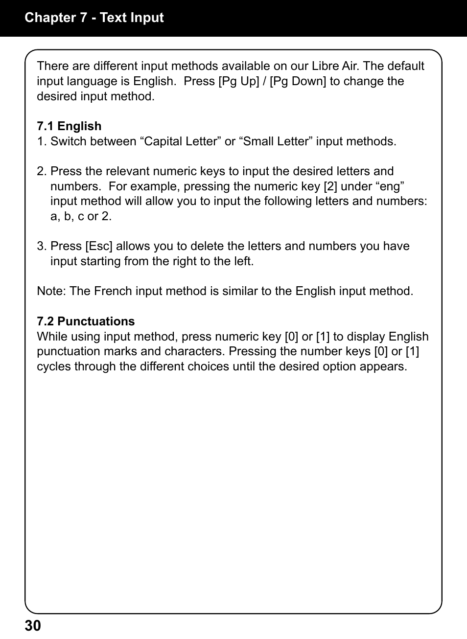 Aluratek AEBK02FB User Manual | Page 30 / 36