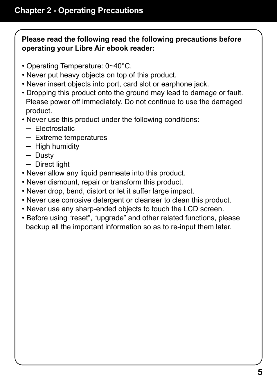 Aluratek AEBK02FB User Manual | Page 5 / 36