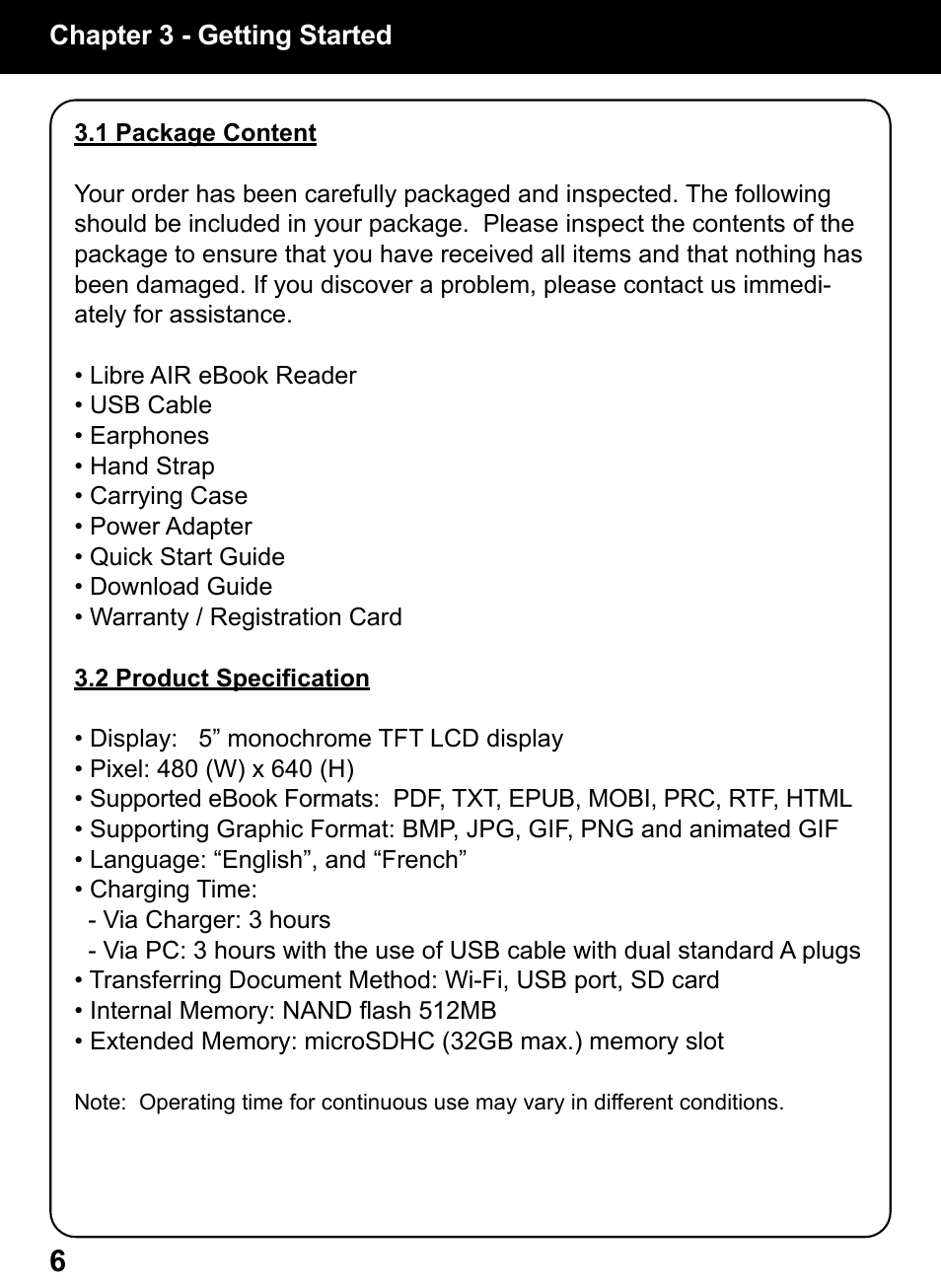 Aluratek AEBK02FB User Manual | Page 6 / 36