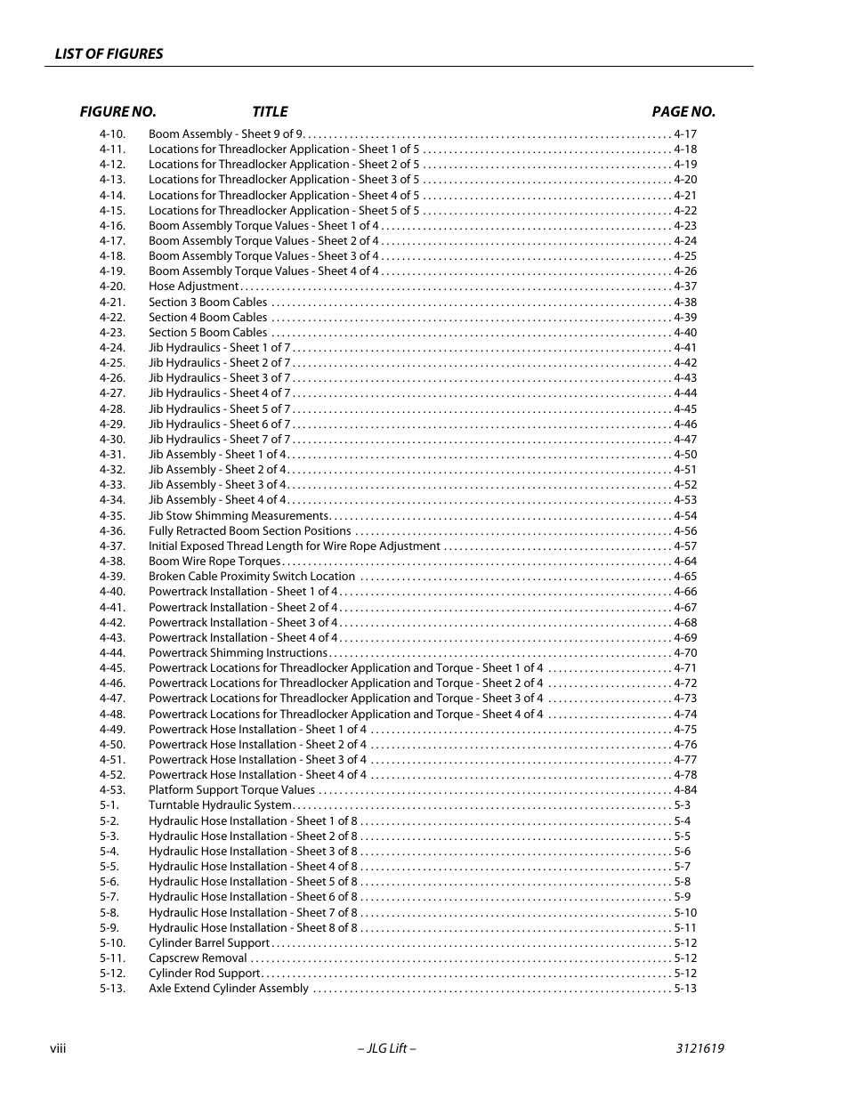 JLG 1850SJ Service Manual User Manual | Page 12 / 452