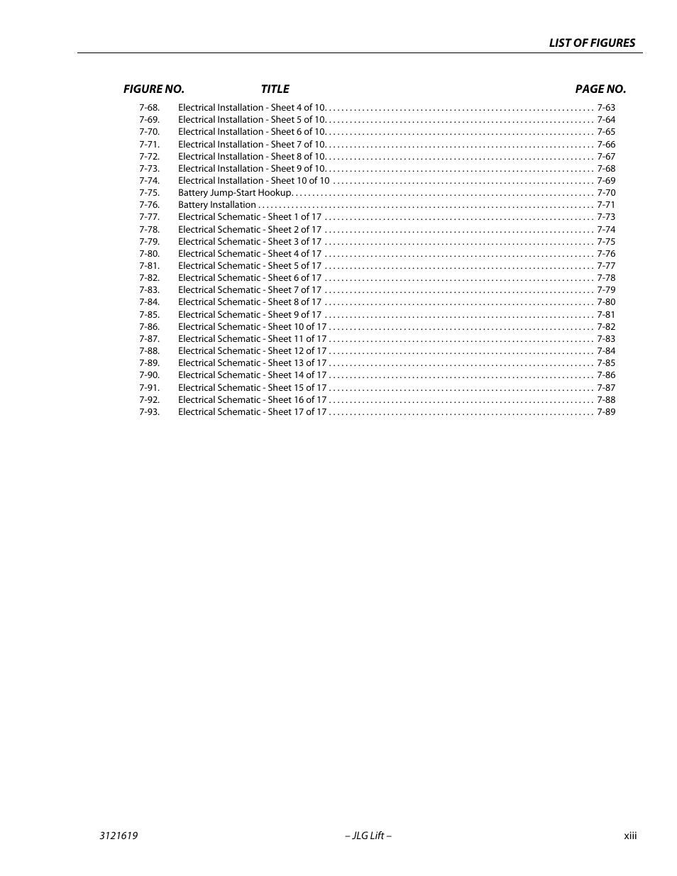 JLG 1850SJ Service Manual User Manual | Page 17 / 452