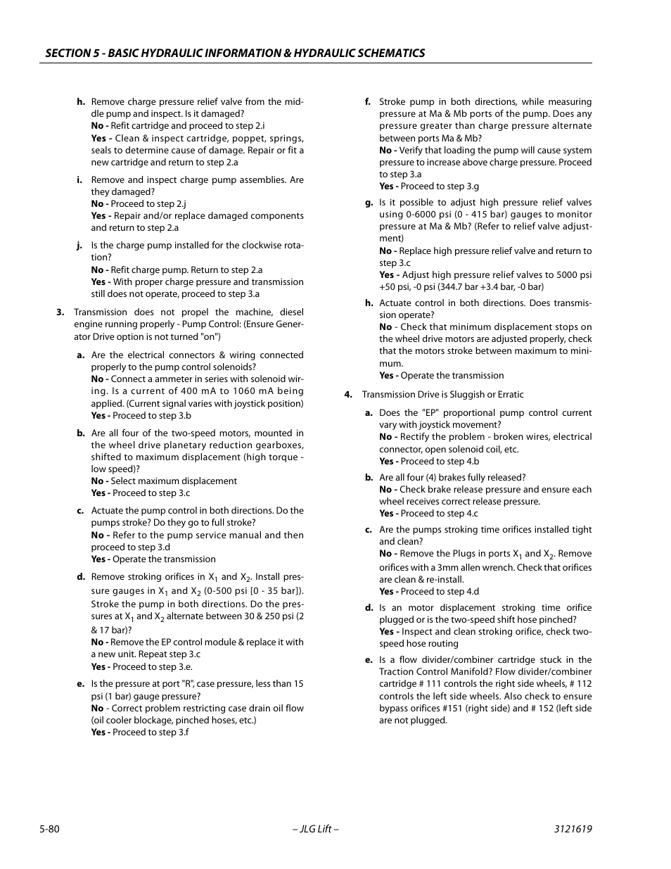JLG 1850SJ Service Manual User Manual | Page 250 / 452