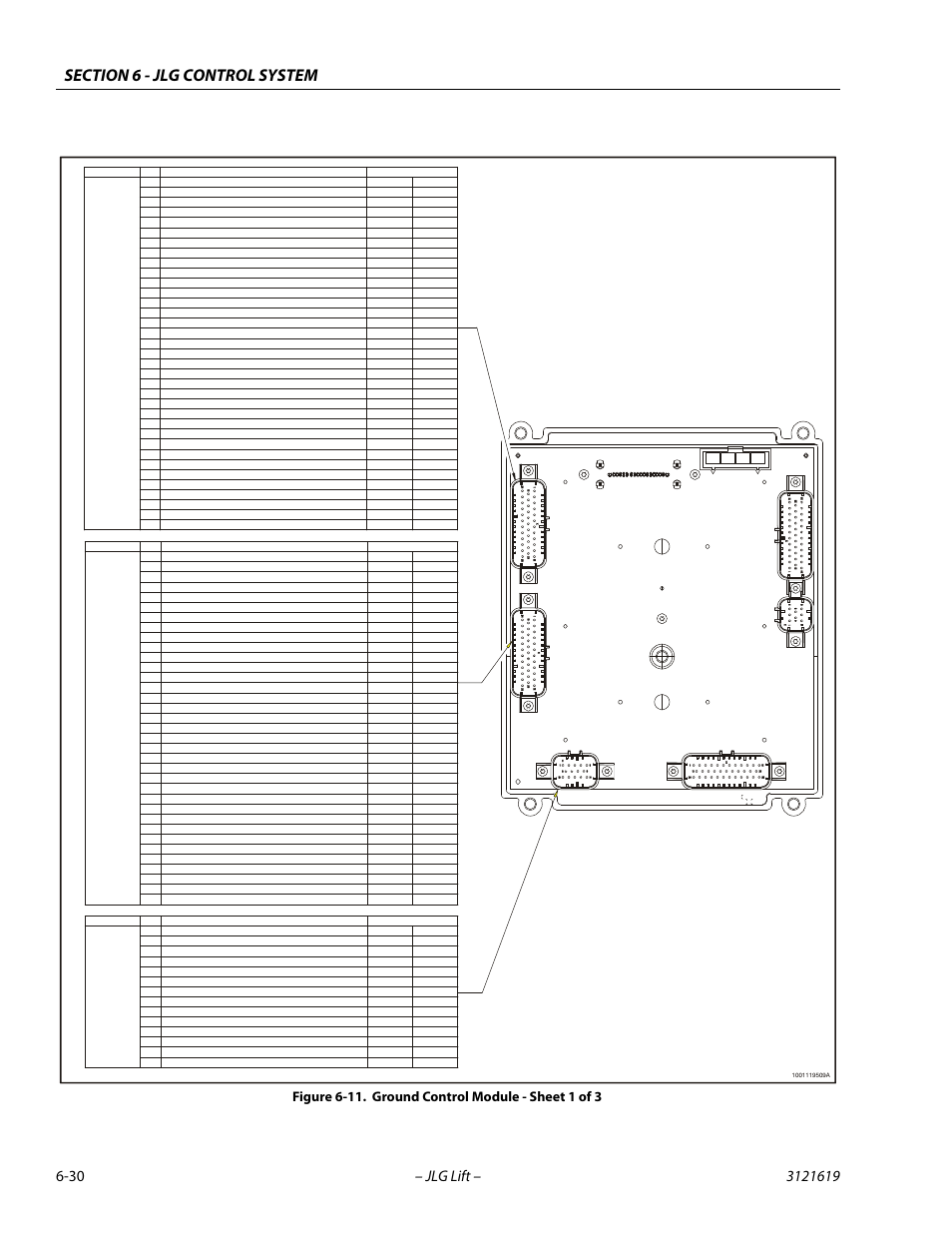 Ground control module - sheet 1 of 3 -30 | JLG 1850SJ Service Manual User Manual | Page 312 / 452