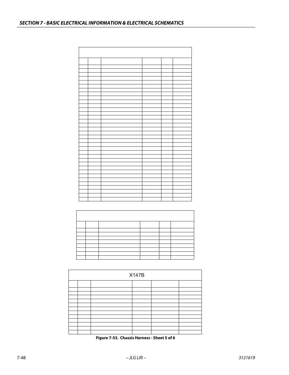 Chassis harness - sheet 5 of 6 -48, Co03-j1, Ms244 | JLG 1850SJ Service Manual User Manual | Page 408 / 452