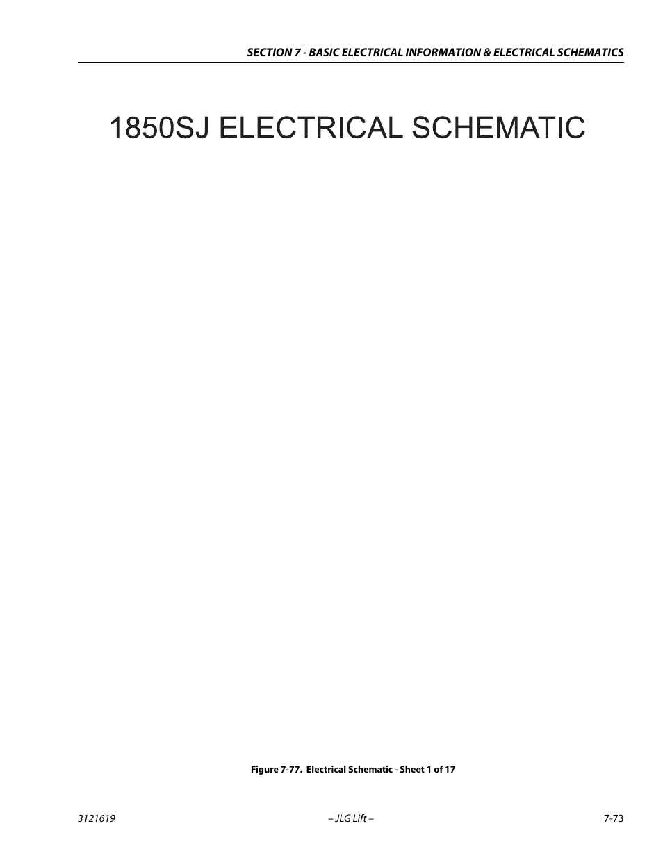Electrical schematic - sheet 1 of 17 -73, Sheet 9: options | JLG 1850SJ Service Manual User Manual | Page 433 / 452