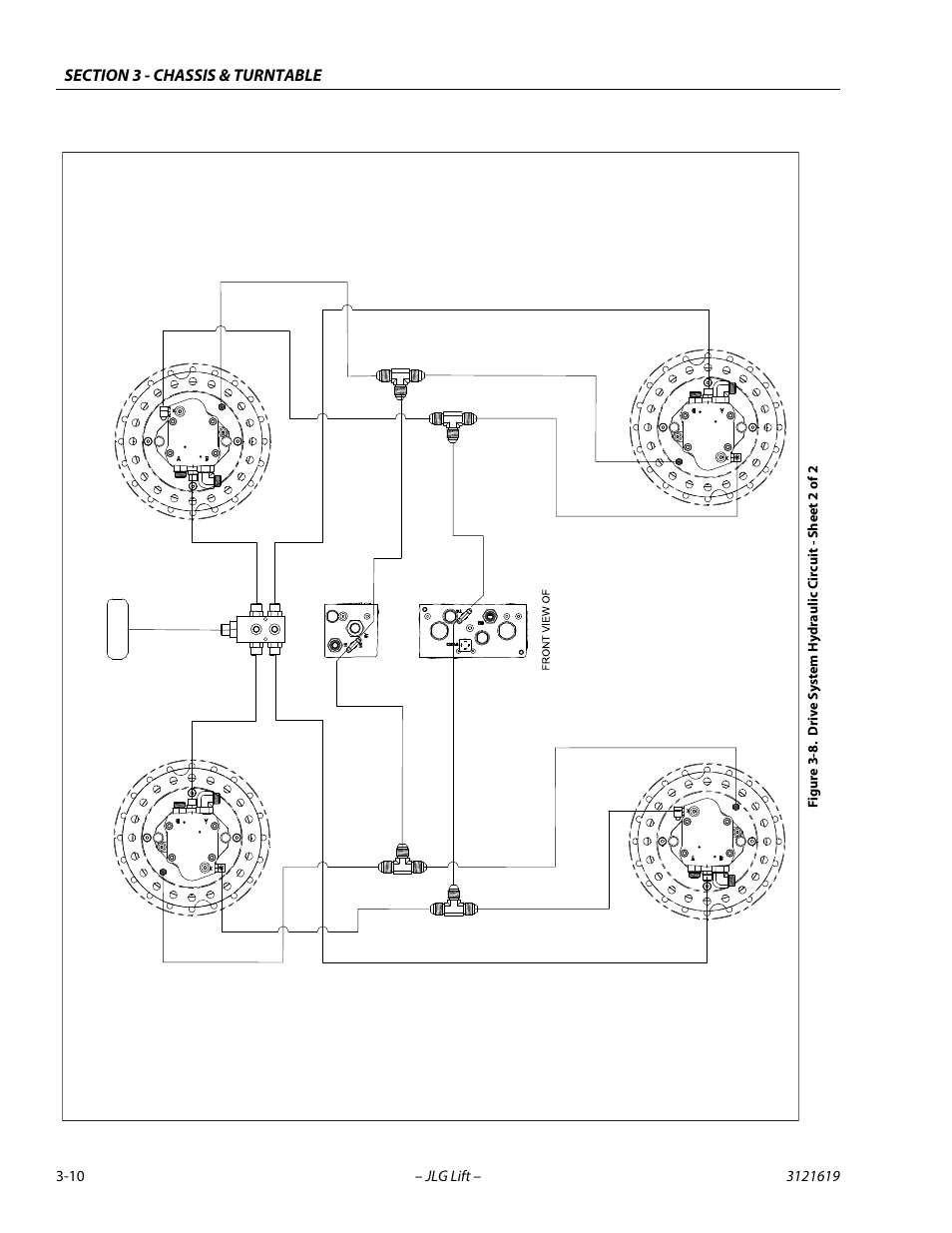 Drive system hydraulic circuit - sheet 2 of 2 -10 | JLG 1850SJ Service Manual User Manual | Page 52 / 452