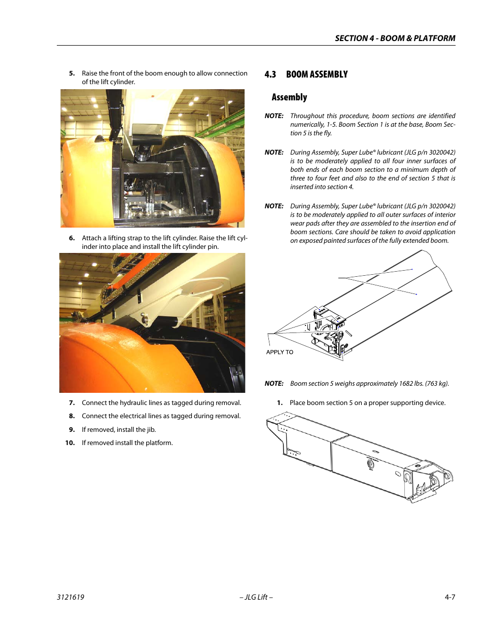 3 boom assembly, Assembly, Boom assembly -7 | Assembly -7, 3 boom assembly assembly | JLG 1850SJ Service Manual User Manual | Page 93 / 452