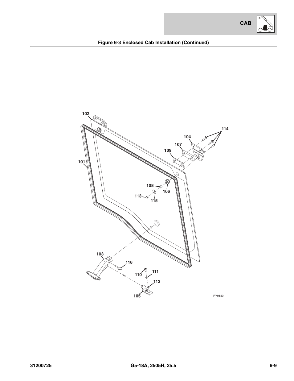 JLG Agrovector (31200725) 25.5 Parts Manual User Manual | Page 125 / 302