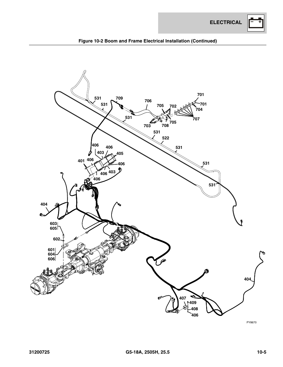 JLG Agrovector (31200725) 25.5 Parts Manual User Manual | Page 225 / 302