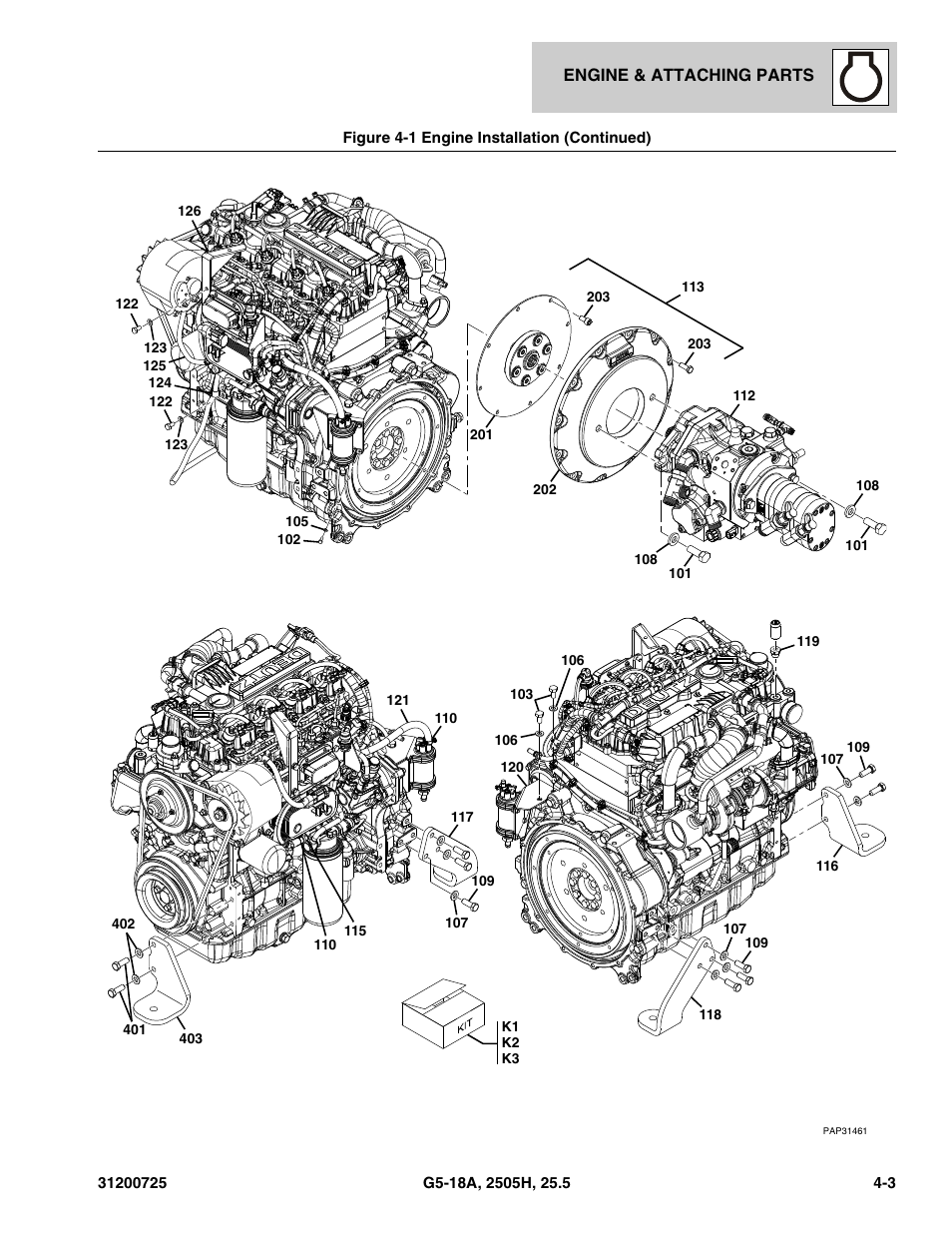 JLG Agrovector (31200725) 25.5 Parts Manual User Manual | Page 69 / 302