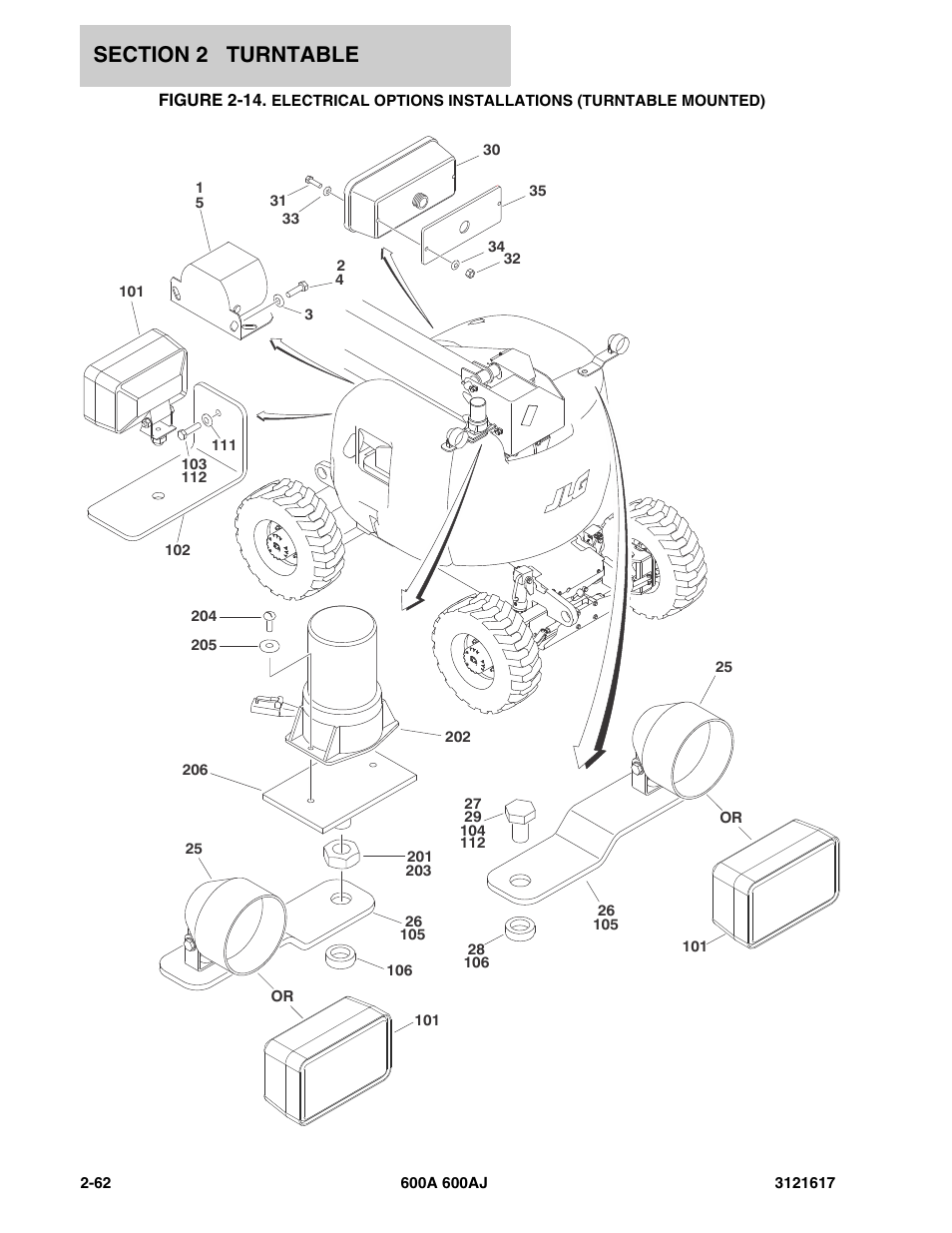 JLG 600A_AJ Parts Manual User Manual | Page 102 / 282