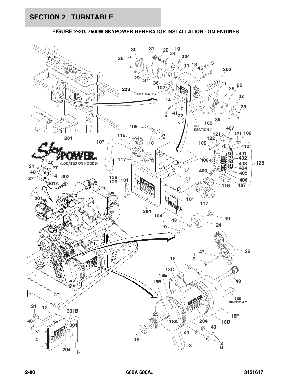 JLG 600A_AJ Parts Manual User Manual | Page 130 / 282