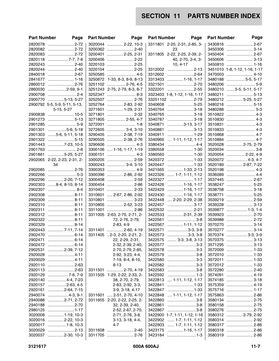 JLG 600A_AJ Parts Manual User Manual | Page 275 / 282