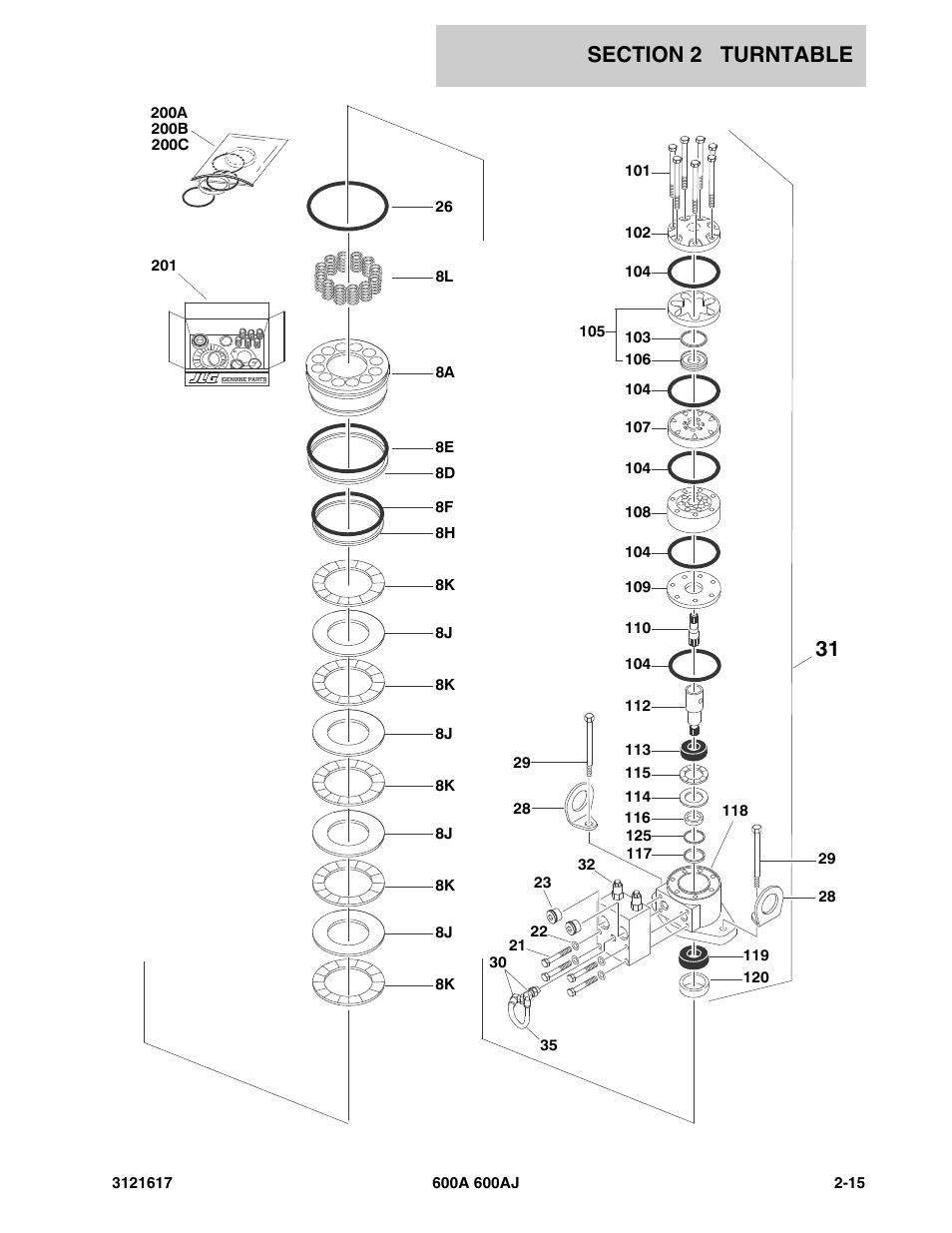 JLG 600A_AJ Parts Manual User Manual | Page 55 / 282