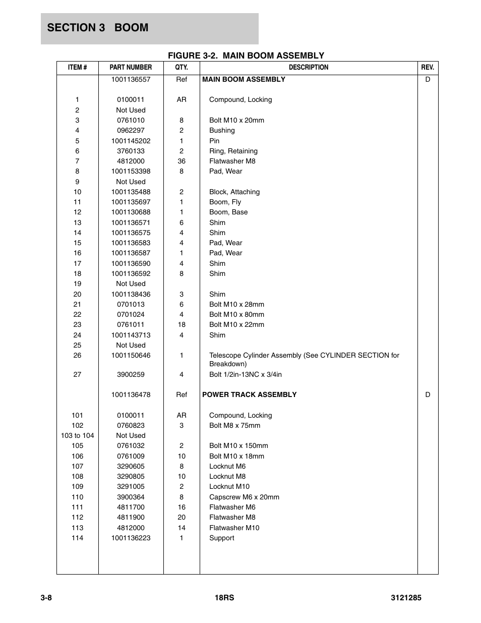 JLG 18RS Parts Manual User Manual | Page 64 / 136