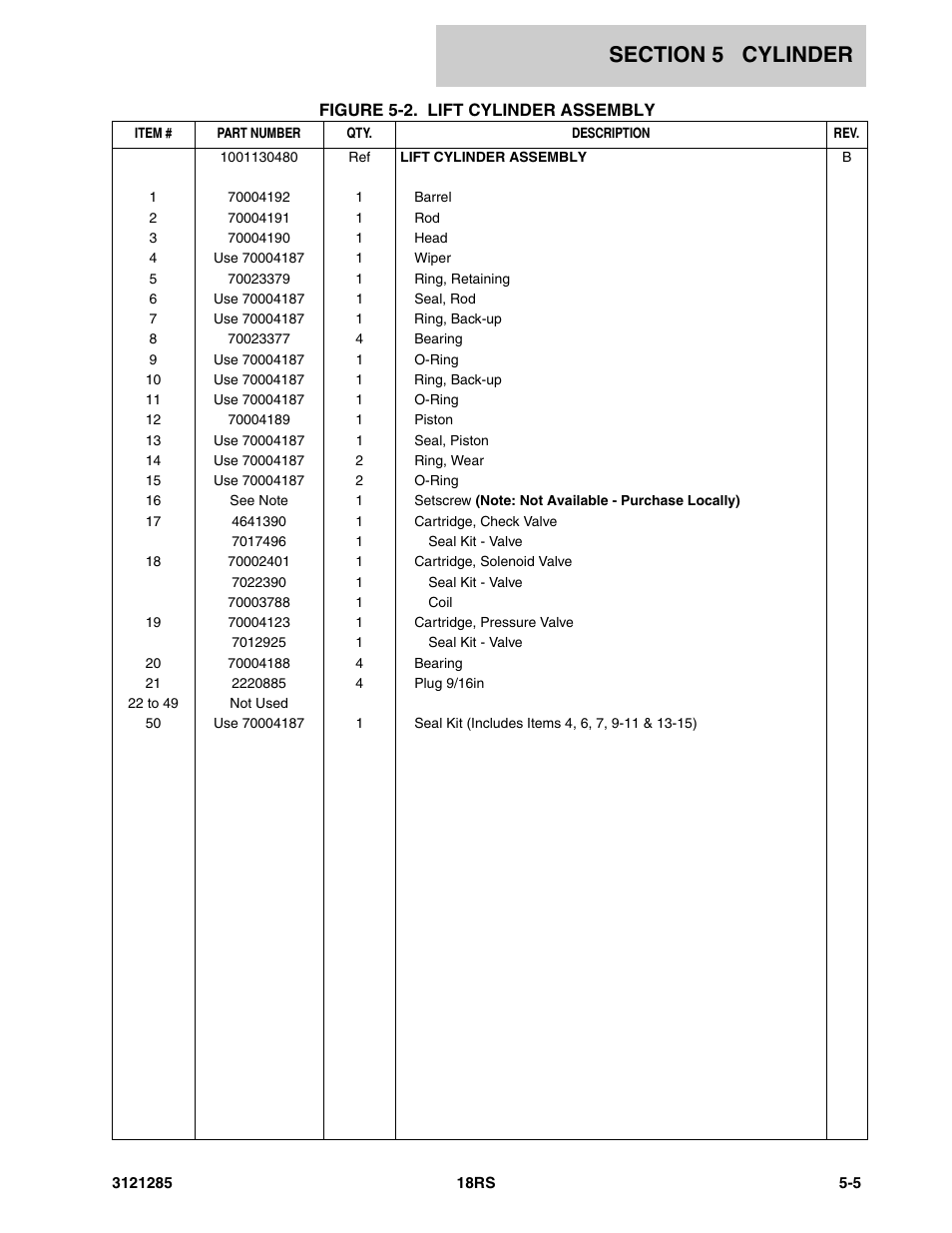 JLG 18RS Parts Manual User Manual | Page 87 / 136