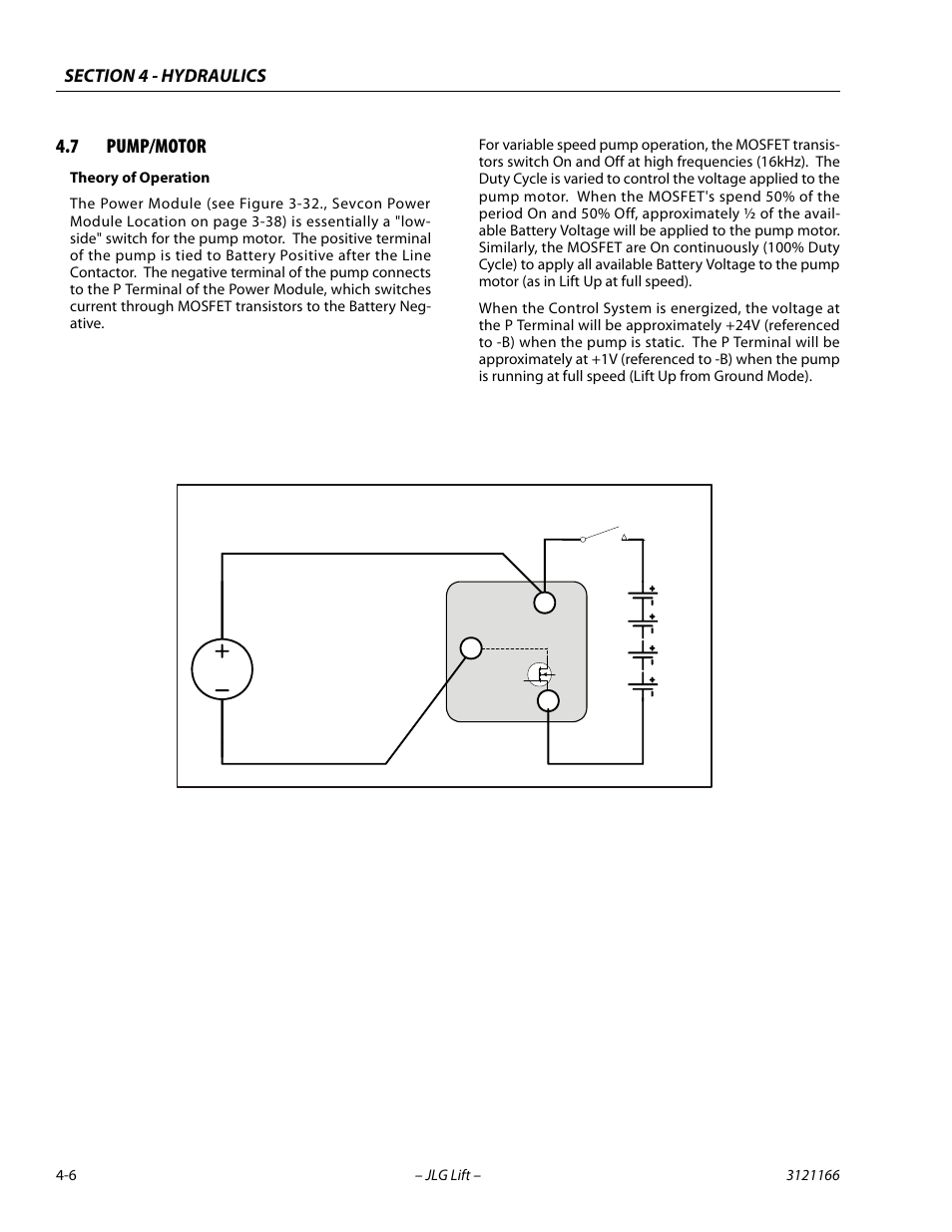 7 pump/motor, Pump/motor -6 | JLG 3246ES Service Manual User Manual | Page 108 / 222