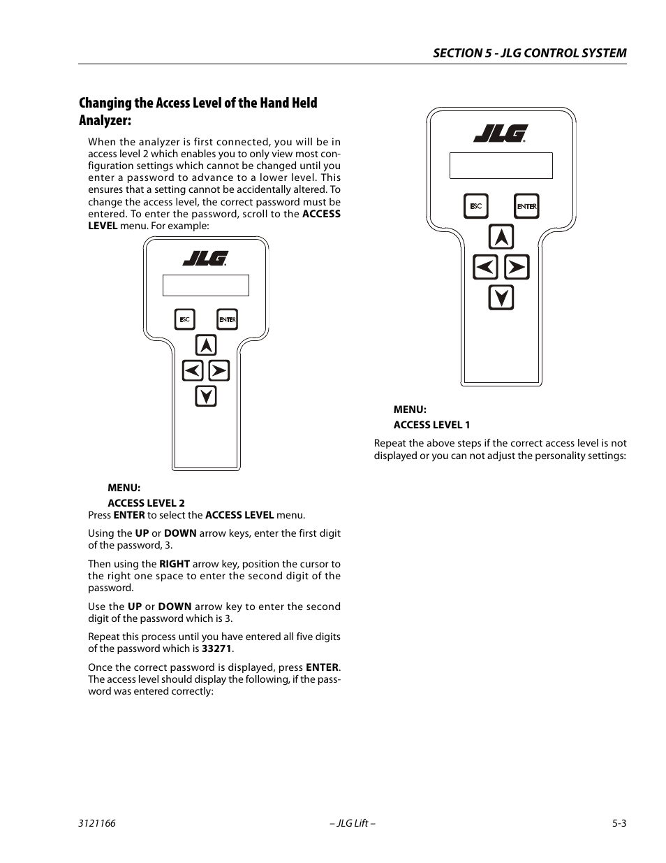 JLG 3246ES Service Manual User Manual | Page 123 / 222