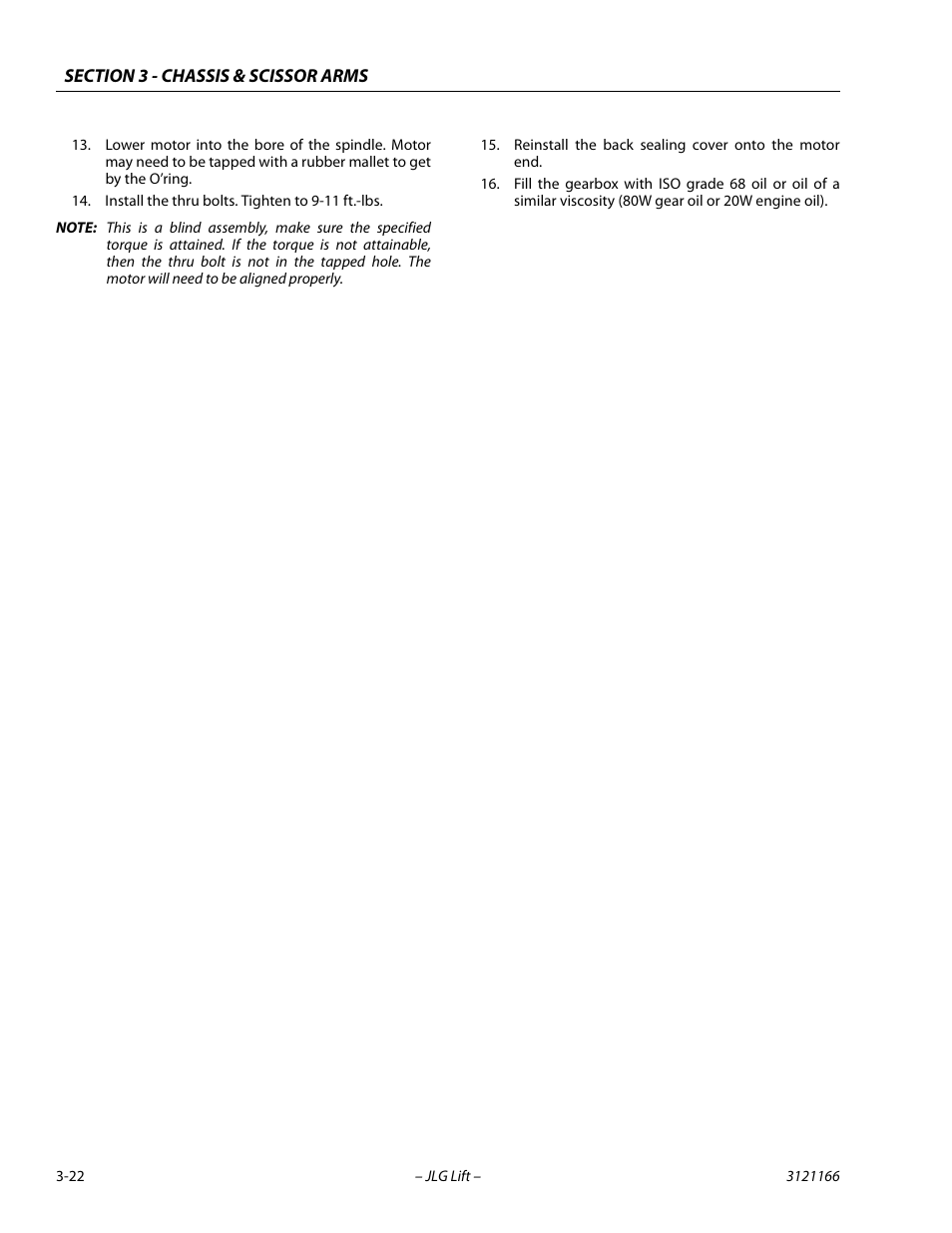 JLG 3246ES Service Manual User Manual | Page 58 / 222