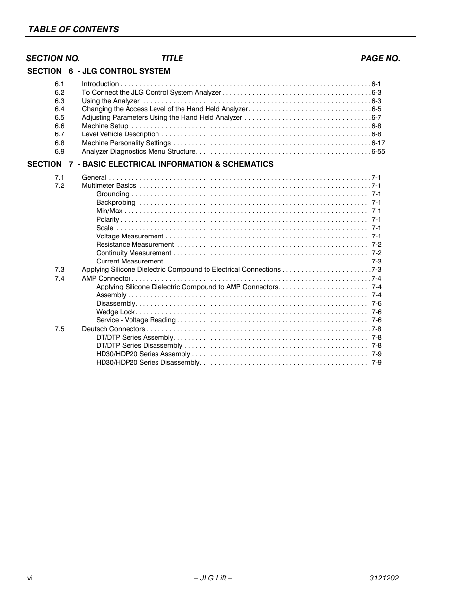 JLG 660SJ Service Manual User Manual | Page 10 / 334