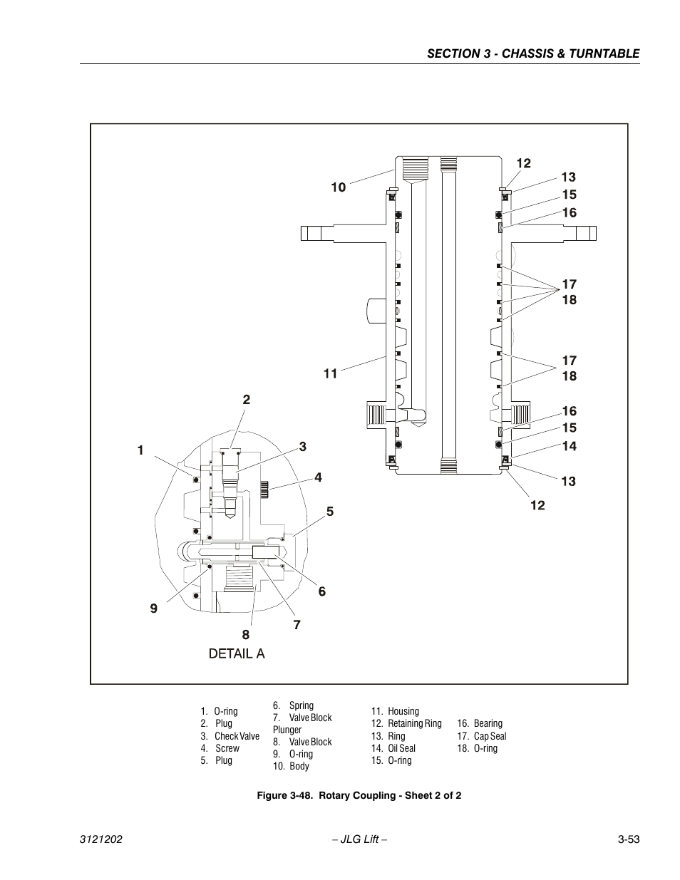 Rotary coupling - sheet 2 of 2 -53 | JLG 660SJ Service Manual User Manual | Page 103 / 334