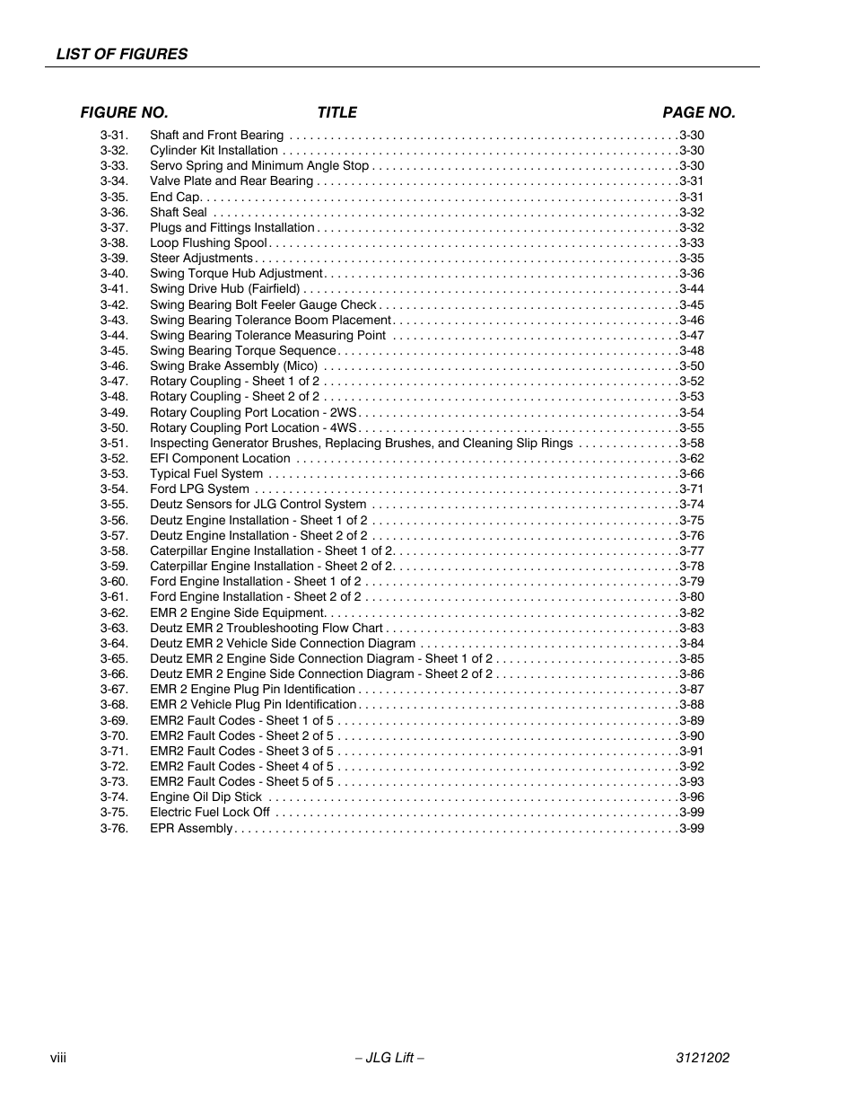 JLG 660SJ Service Manual User Manual | Page 12 / 334