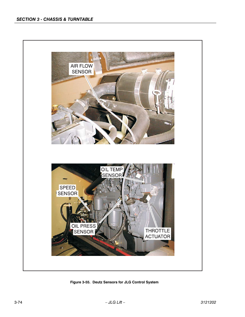 Deutz sensors for jlg control system -74 | JLG 660SJ Service Manual User Manual | Page 124 / 334