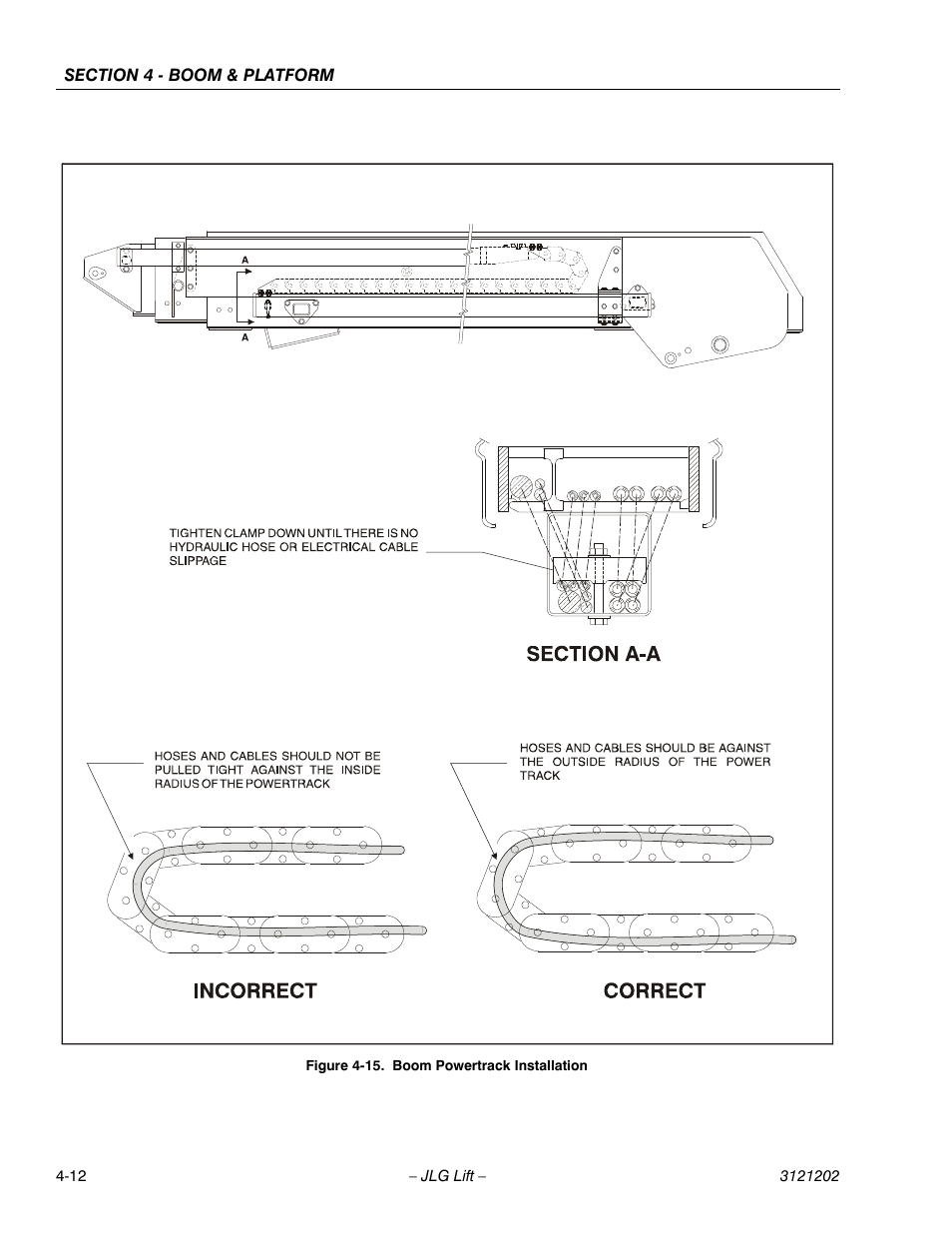 Boom powertrack installation -12 | JLG 660SJ Service Manual User Manual | Page 184 / 334