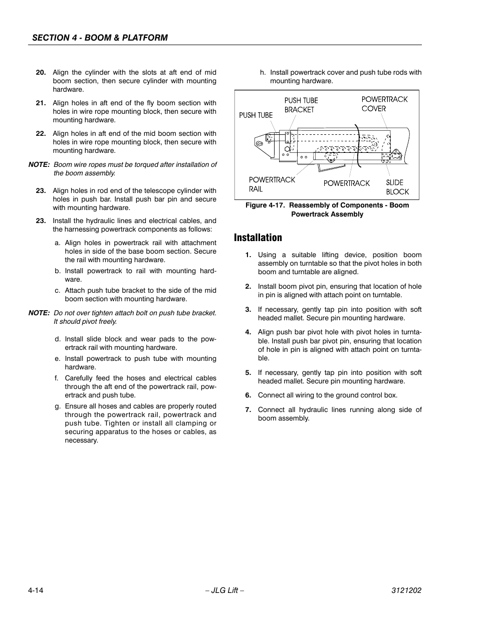 Installation, Installation -14 | JLG 660SJ Service Manual User Manual | Page 186 / 334