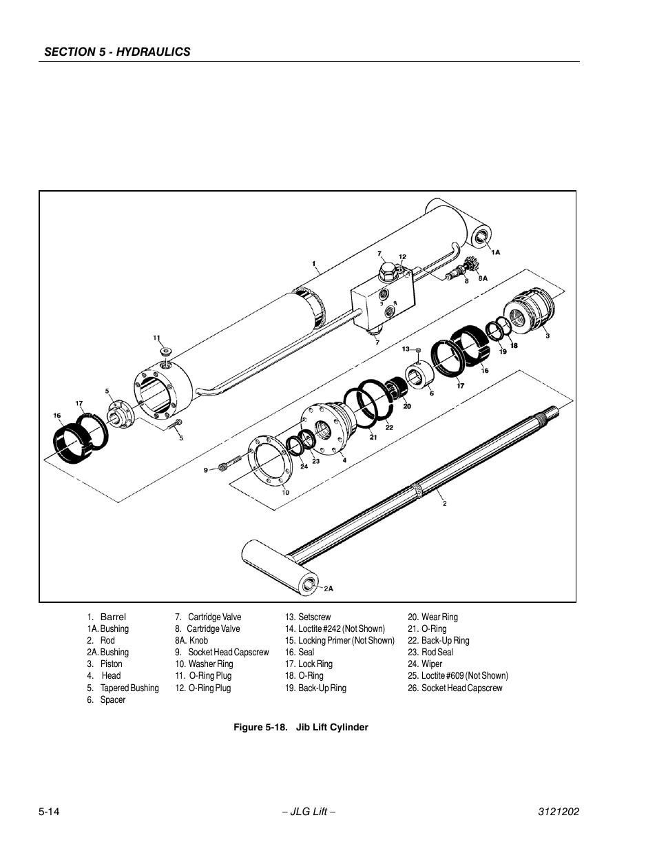 Jib lift cylinder -14 | JLG 660SJ Service Manual User Manual | Page 224 / 334
