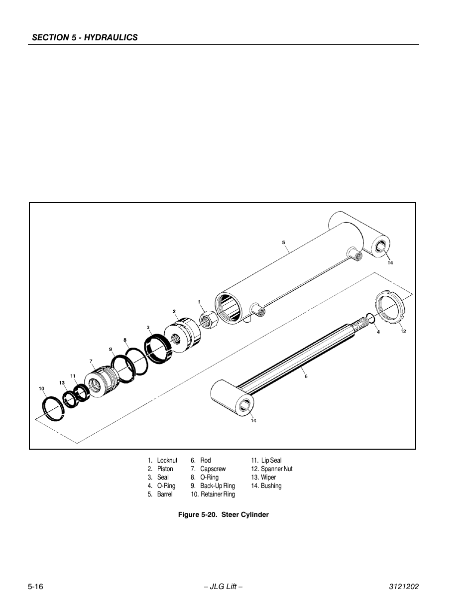 Steer cylinder -16 | JLG 660SJ Service Manual User Manual | Page 226 / 334