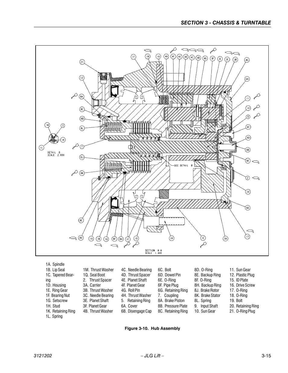 Hub assembly -15 | JLG 660SJ Service Manual User Manual | Page 65 / 334