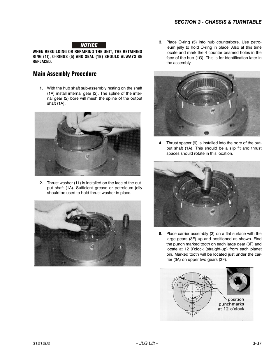 Main assembly procedure, Main assembly procedure -37 | JLG 660SJ Service Manual User Manual | Page 87 / 334