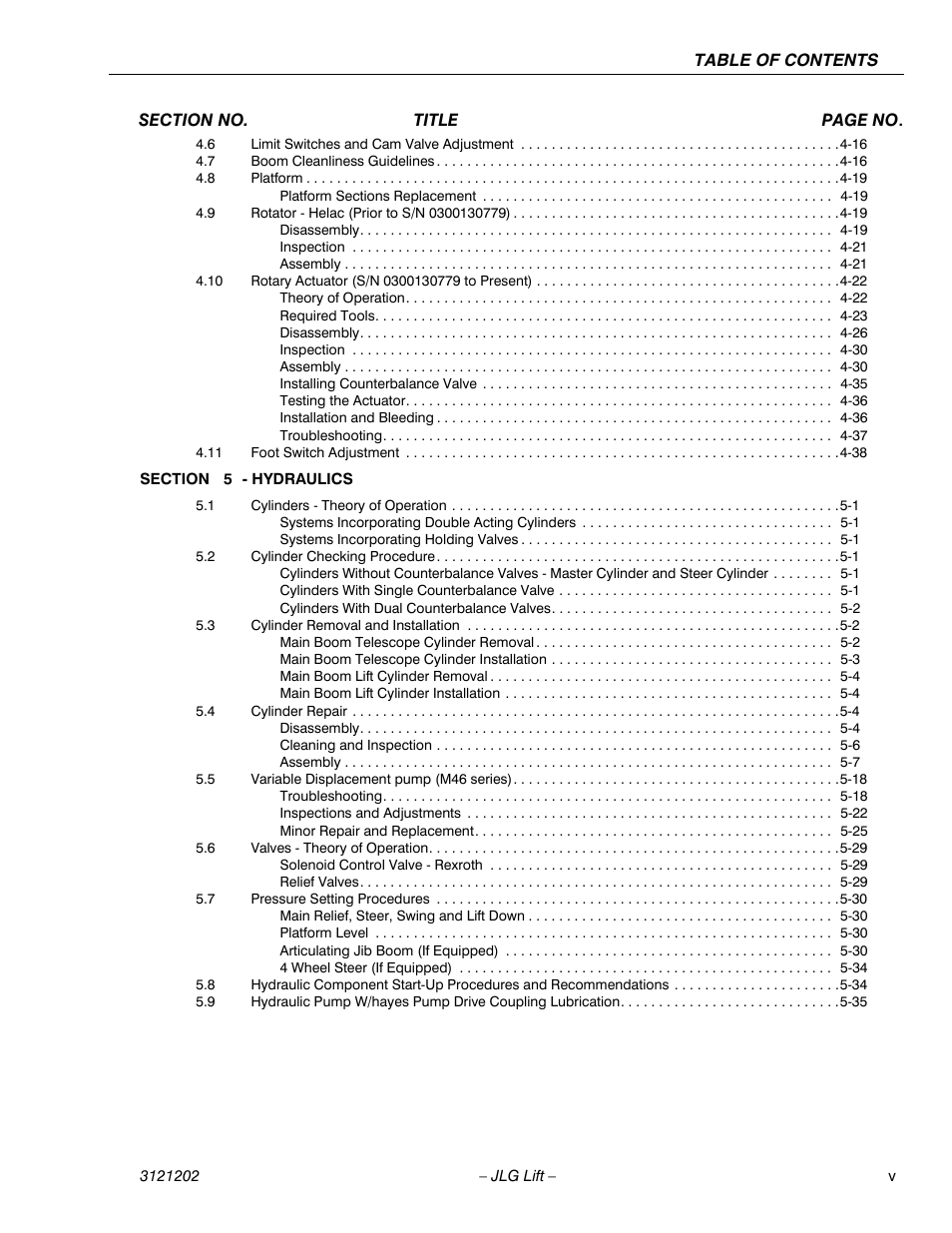 JLG 660SJ Service Manual User Manual | Page 9 / 334